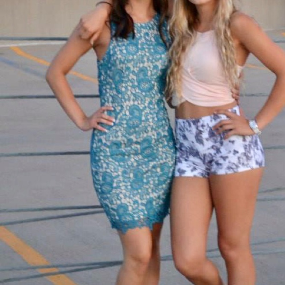Blue Lace Dress